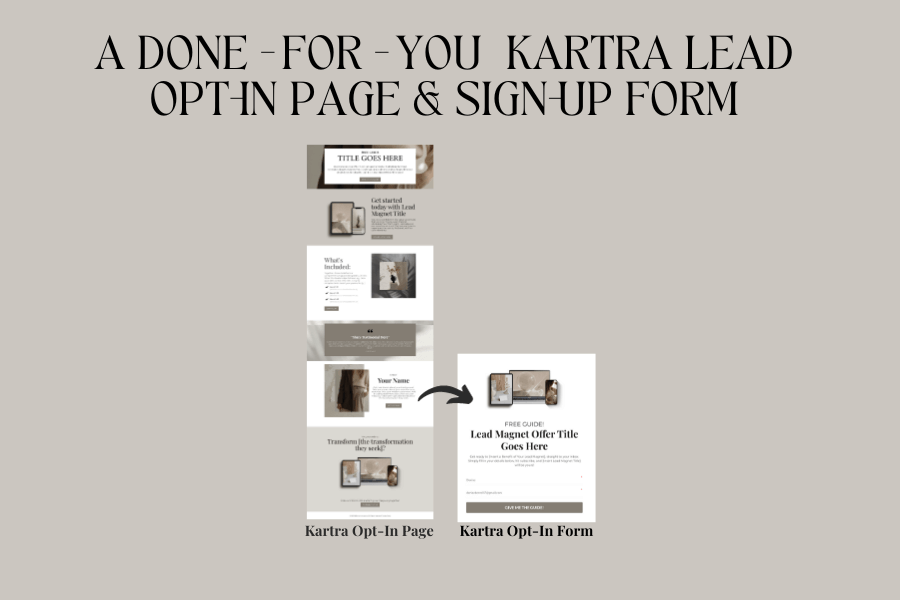 Kartra Opt-In Page
