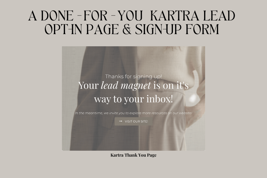 Kartra Thank You Page
