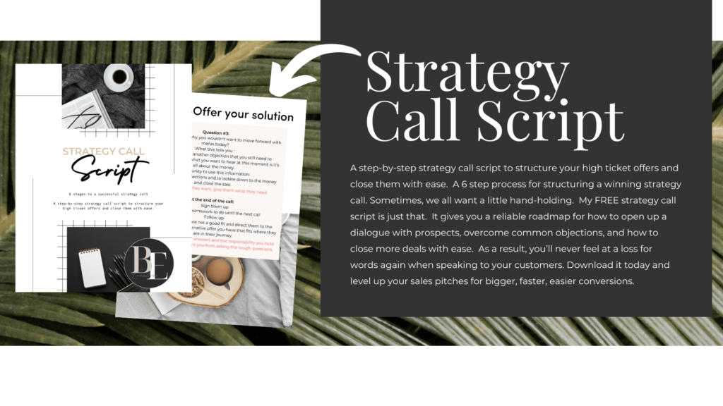 Strategy Call Script
